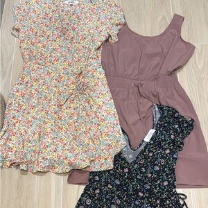 3 almost new and new dresses